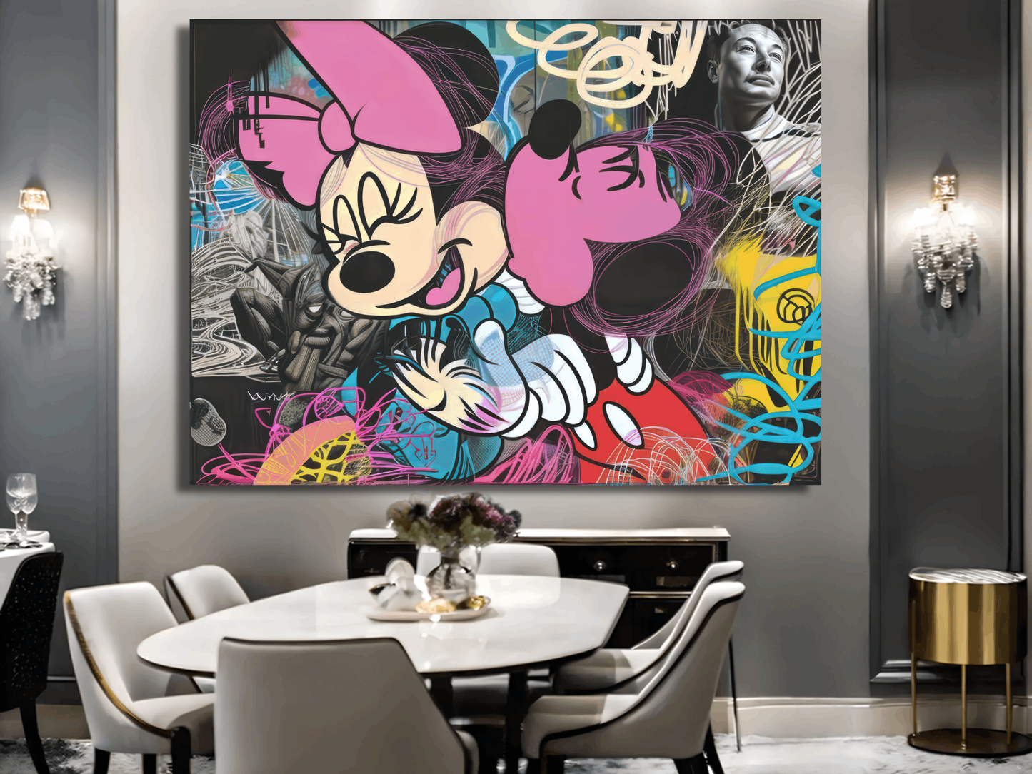 Whimsical Chaos of Love Wall Art