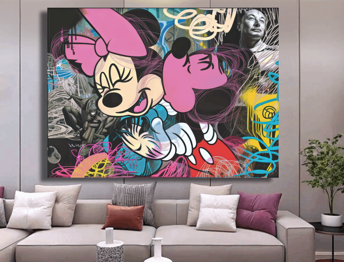 Whimsical Chaos of Love Wall Art