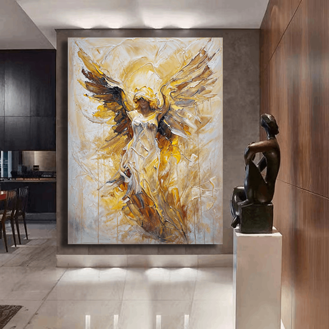 Abstract Angel Wall Art