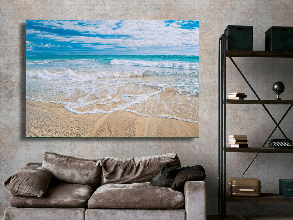 Beach Ocean Waves & Seafoam Wall Art