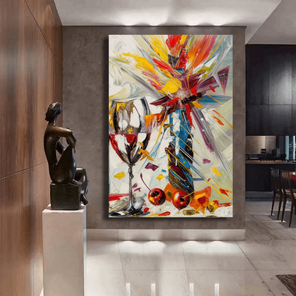 Burst of Colorful Energy Wall Art