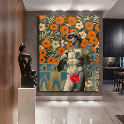 David A Floral Muse Wall Art