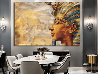 Egyptian Pharaoh's Legacy Unveiled Wall Art