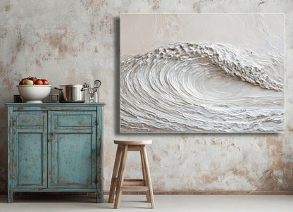 Ethereal Wave in Motion Wall Art