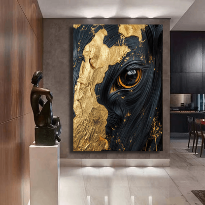 Gilded Eye of Strength Wall Art