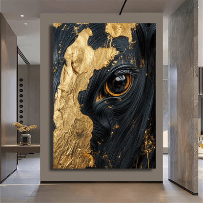 Gilded Eye of Strength Wall Art