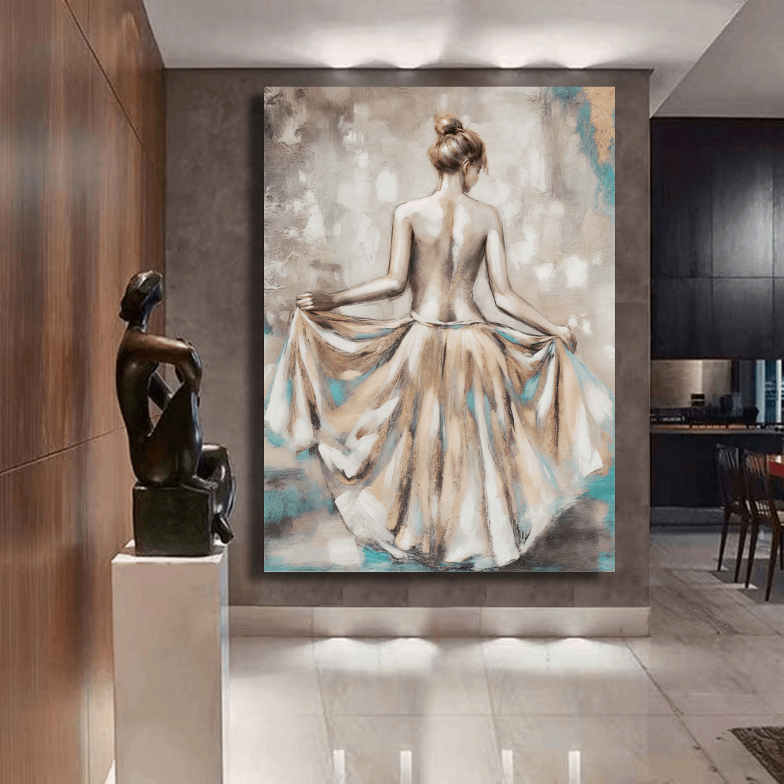 Graceful Dance in Light Wall Art