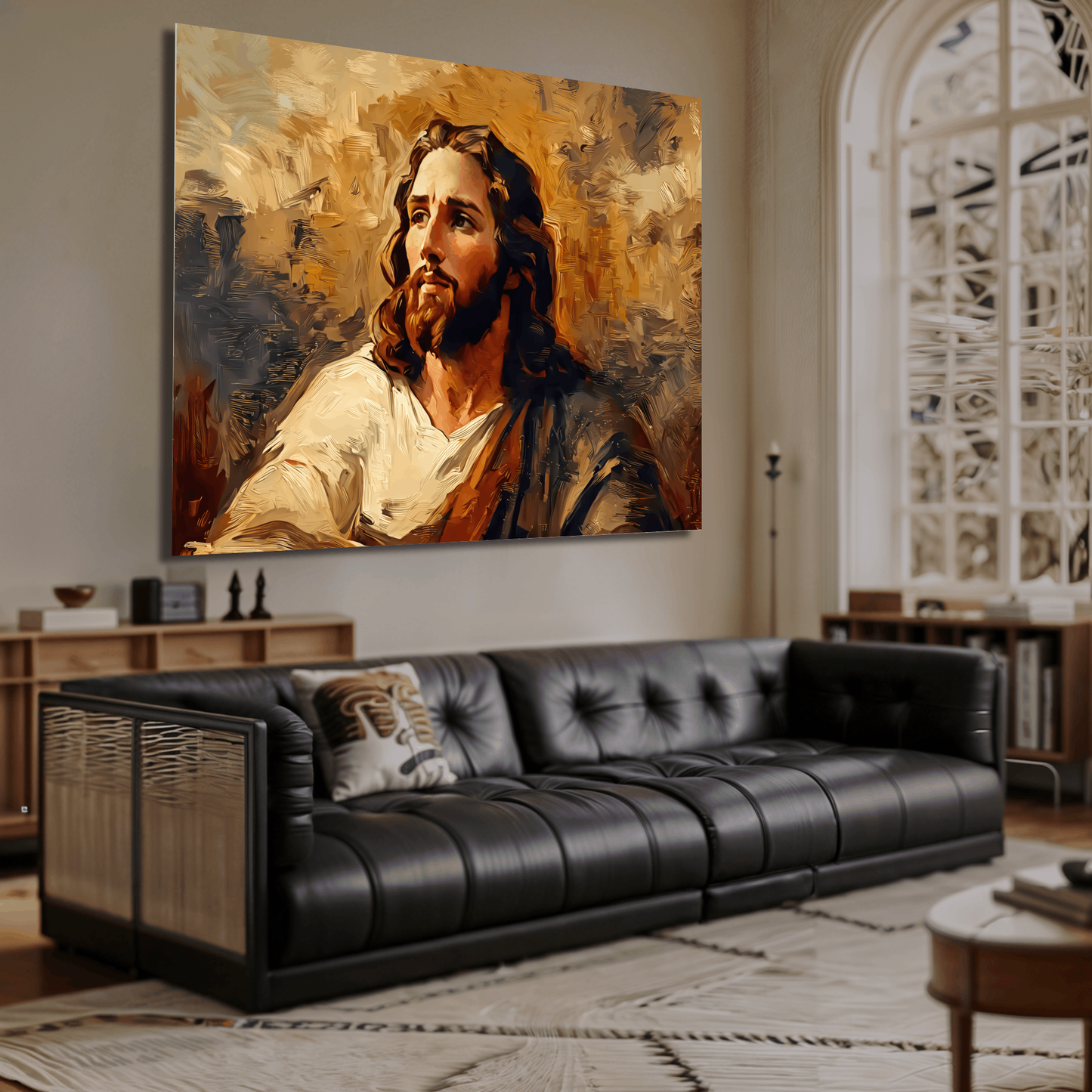 Jesus Portrait - Handcrafted Oil Painting Wall Art