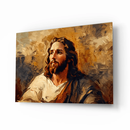 Jesus Portrait - Handcrafted Oil Painting Wall Art