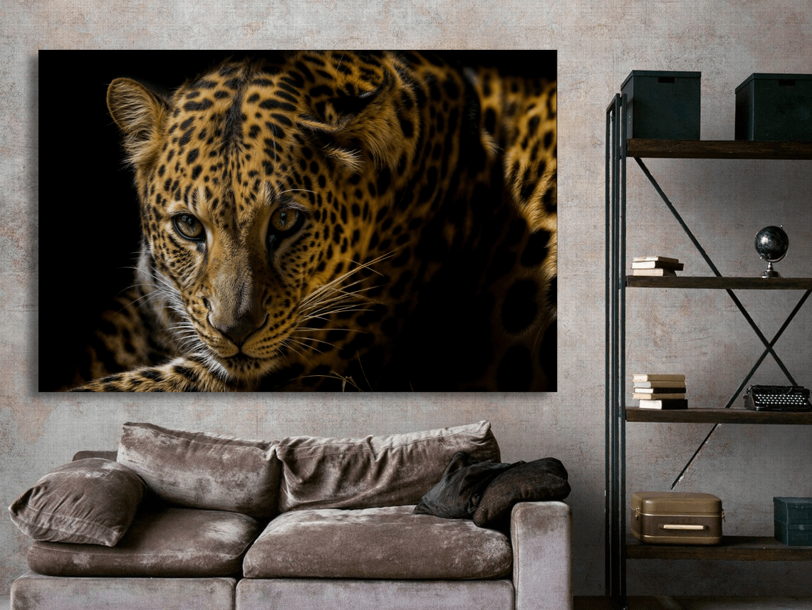 Leopard Cheetah Wildlife Wall Art