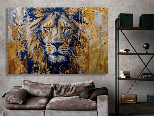 Lion Abstract Art