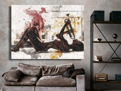 Melodies of Abstract Passion Wall Art