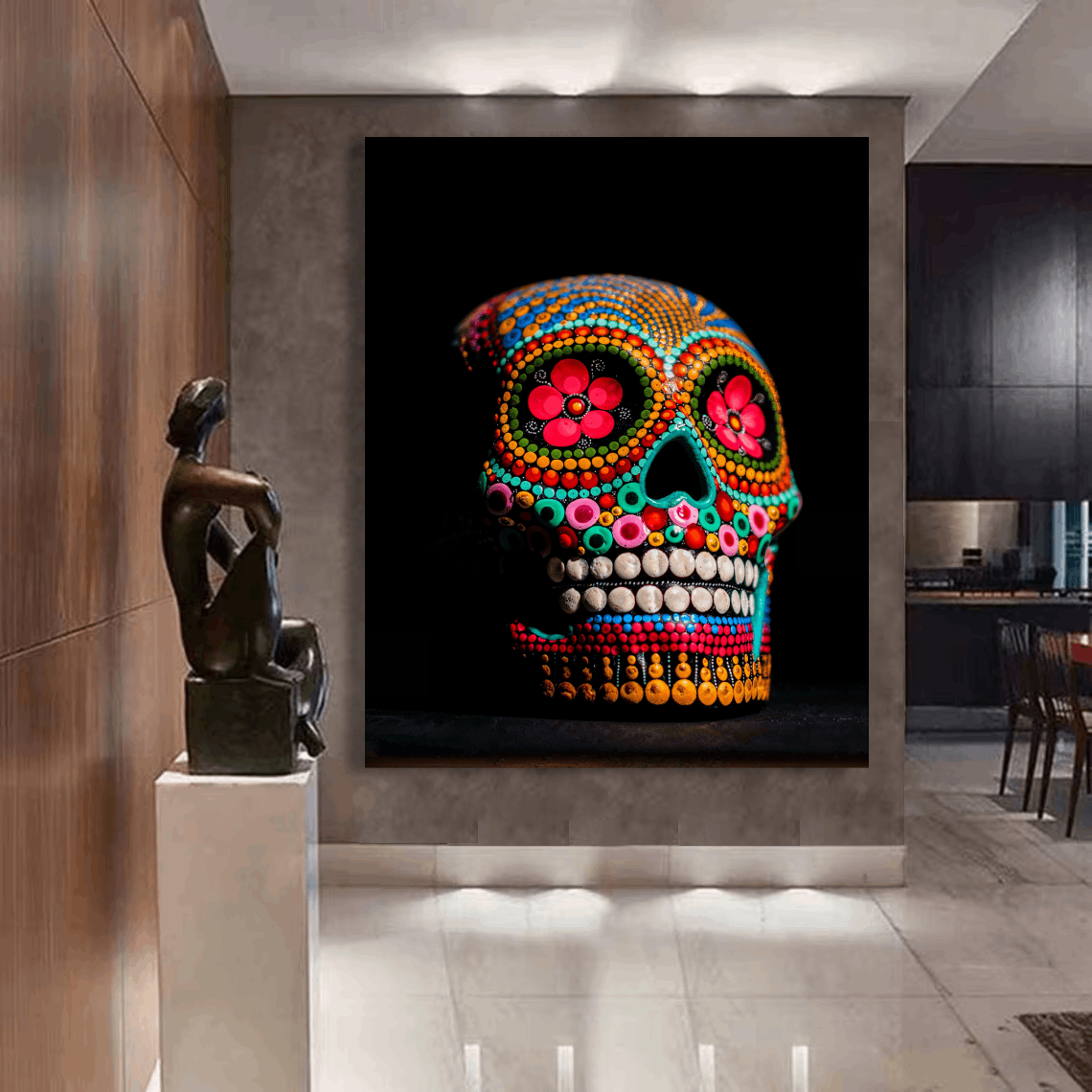 Mexican Skull Wall Art