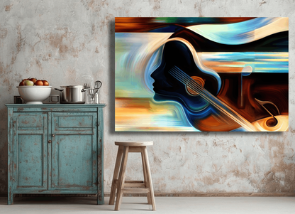 Music in Flowing Colors Wall Art