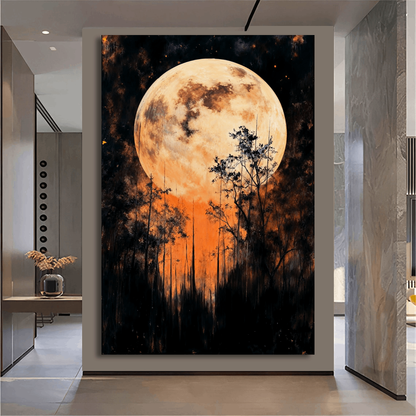 Mystical Full Moon Wall Art