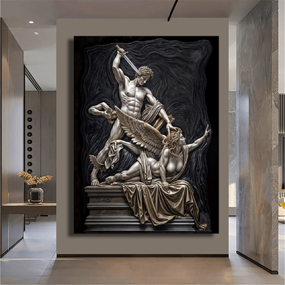 Perseus Conquers Fallen Medusa Wall Art