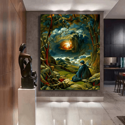 Solitude in Surreal Wilderness Wall Art