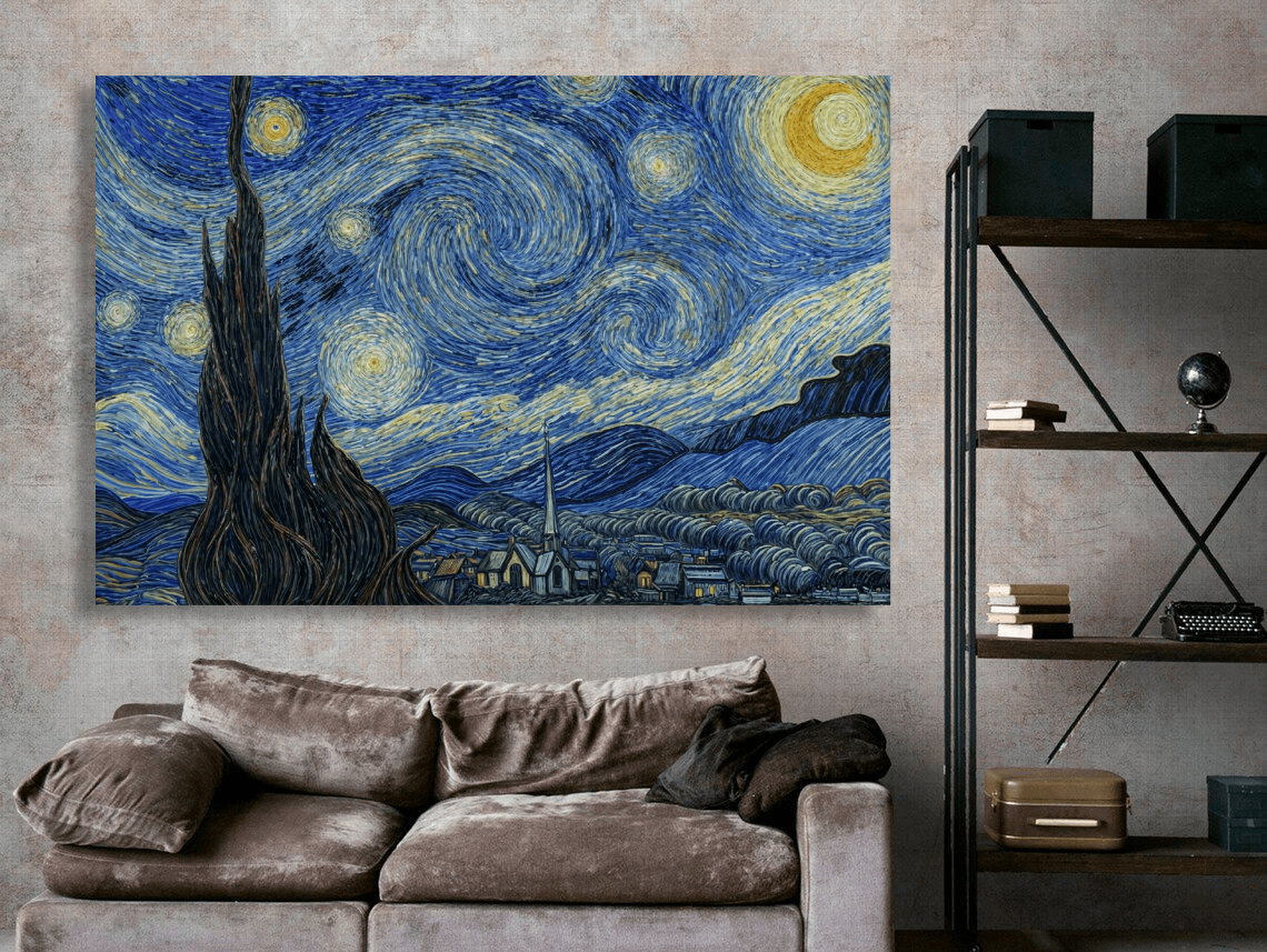 Starry Night Vincent Van Gogh Wall Art