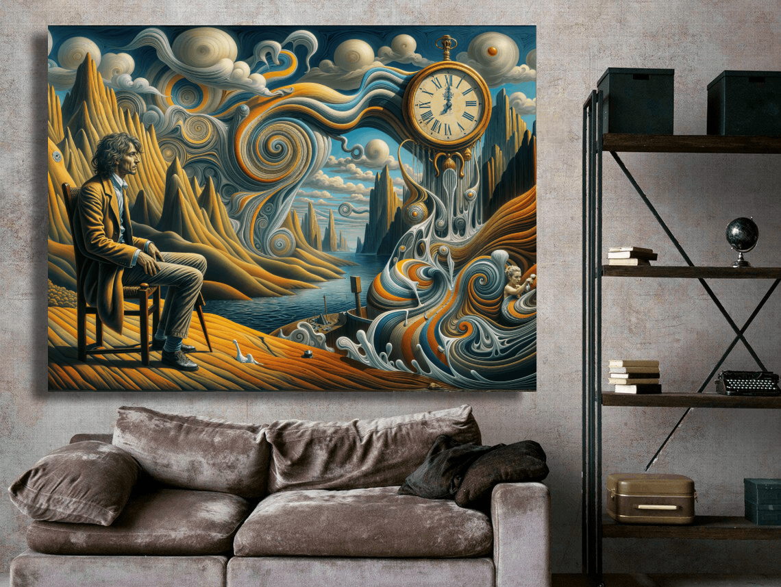 Timeless Journey Through Surrealism Wall Art