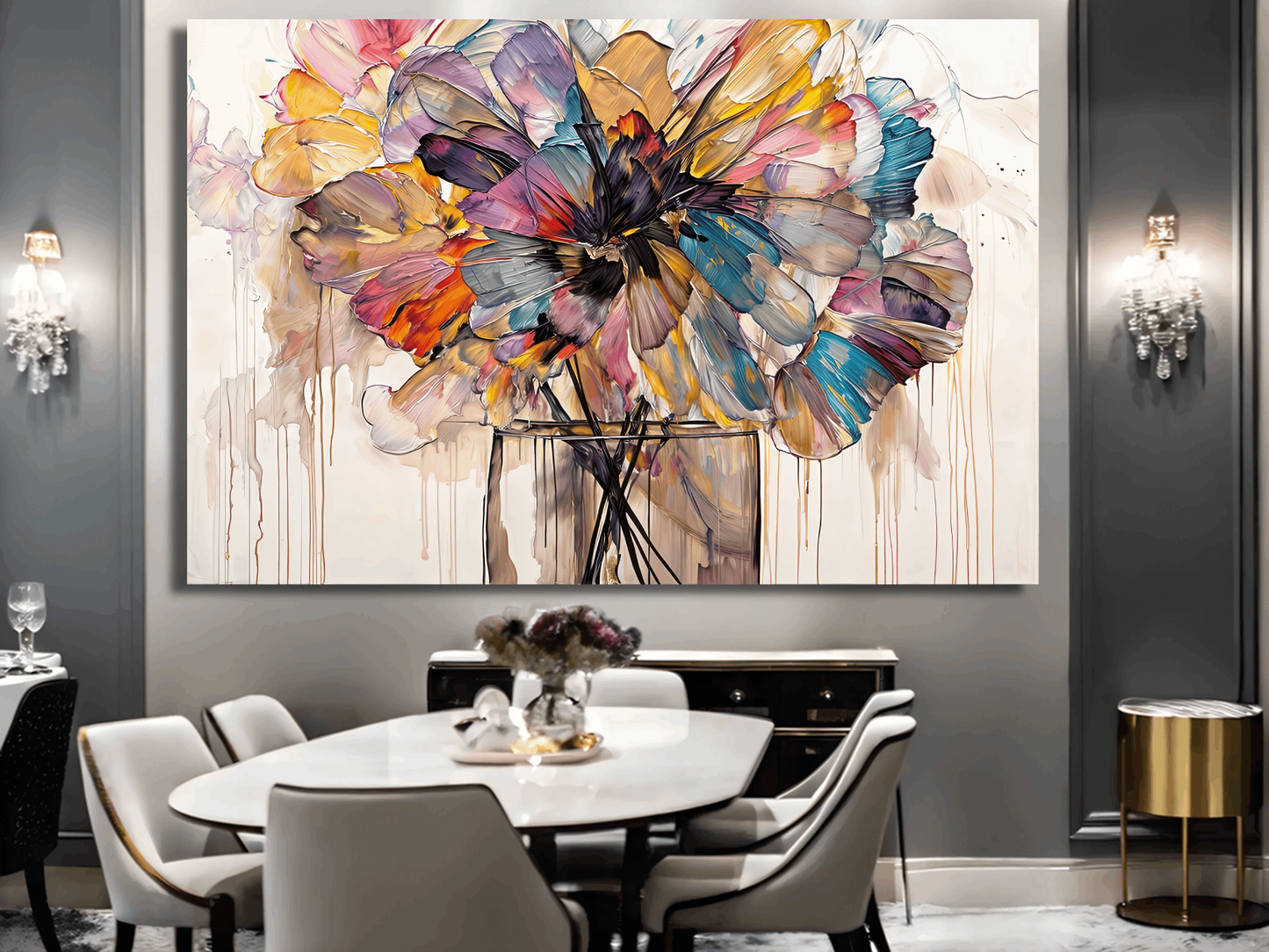 Vivid Blossoms in Bloom Wall Art