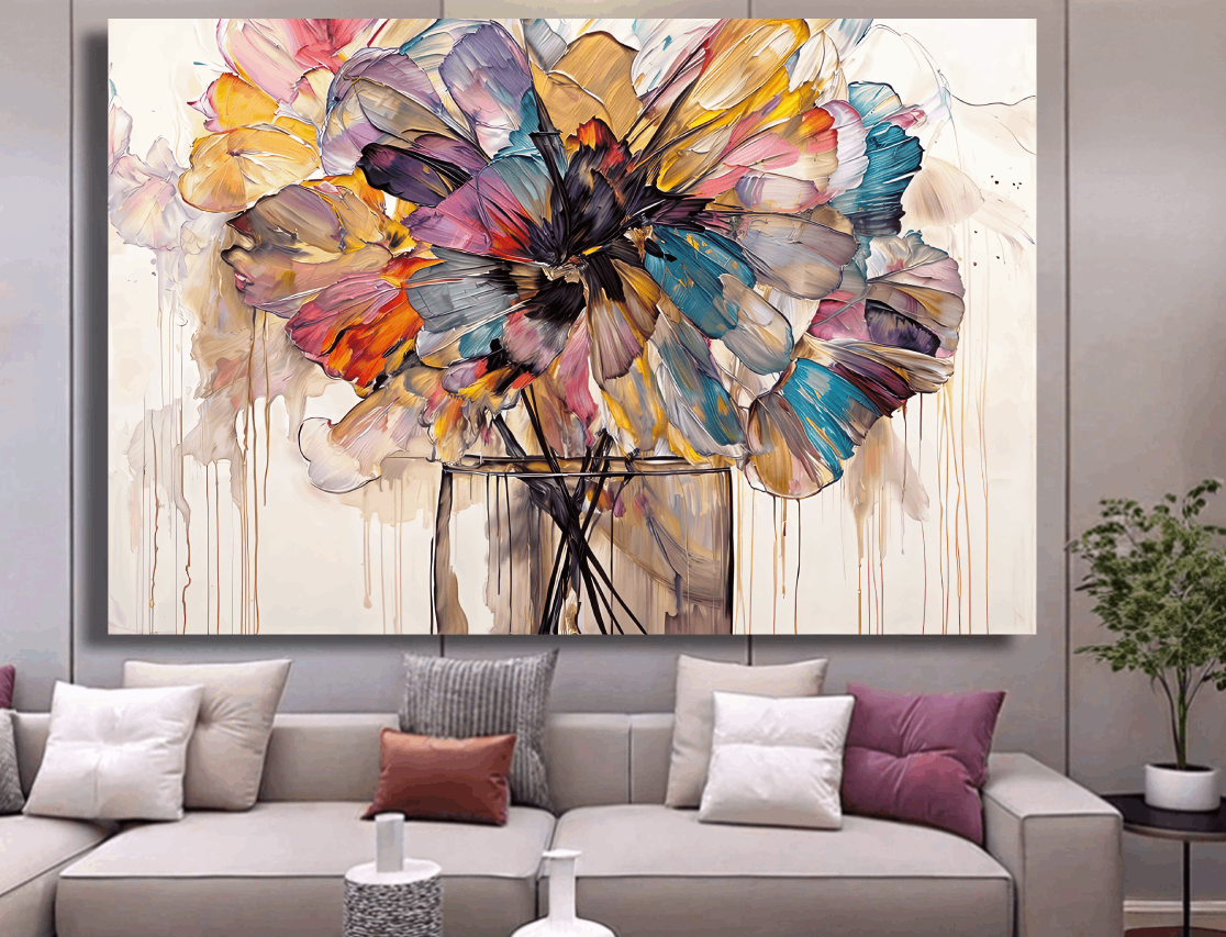 Vivid Blossoms in Bloom Wall Art