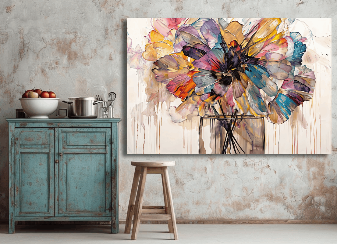 Vivid Blossoms in Bloom Wall Art